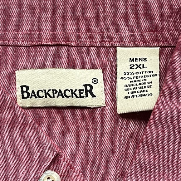 NWT Backpacker brand button up shirt - Picture 4 of 7